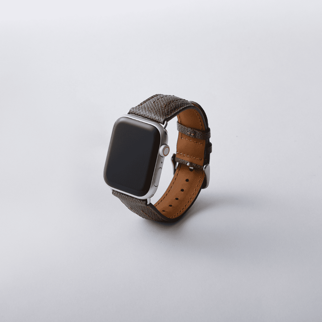 Apple Watch レザーバンド (色：トープ)【42mm/44mm/45mm/49mm】